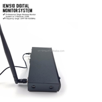 IEM-510 Scène systèmes de surveillance IEM 510 numérique sans fil Dans L'oreille De Scène Professionnel Sans Fil Système de Surveillance de w/ 2 Récepteur 150M