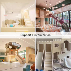 Премиум прочная крытая игровая площадка мягкая игровая площадка набор для детей Коммерческая детская игровая площадка с горкой и бассейном - Product Image 4