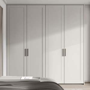 Fabricant de Foshan, meubles de chambre à coucher sur mesure, armoire à vêtements, dressing moderne, dressing en forme de U, armoire en bois MDF - Product Image 1