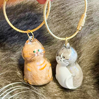 Boîte de rangement pour poils d'animaux en acrylique, pendentif capsule pour poils de chat, urnes commémoratives, collection de souvenirs, bouteille sensorielle, ornement commémoratif pour chat