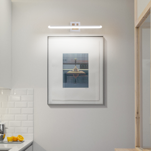 Applique murale LED moderne 12W blanc chaud 3500K, corps en plastique, montage en surface pour salle de bain, design minimaliste, certifiée CE RoHS - Product Image 4