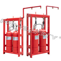   Système d'extinction d'incendie automatique de type réseau de tuyauterie à gaz HFC-227ea FM200 pour salle de serveurs