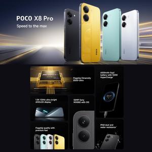 Xiaomi X8 poco Pro 8GB + 512GB 6.59 inch hyperos 3 OCTA-core 100W ชาร์จเร็ว50MP 5G สมาร์ทโฟน dropshipping - Product Image 2