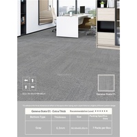 Tapis commercial à emboîtement en acrylique pelucheux à imprimé animal style chinois pour salle à manger, absorption acoustique, de l'Office de l'État de Genève