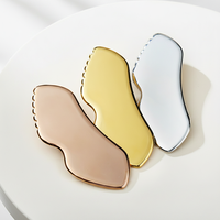 Outils Guasha en acier inoxydable de haute qualité argent or Rose or soins du visage outils de Massage Lifter