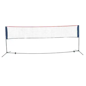 Support de filet de badminton portable réglable en hauteur pour sports d'équipe, 17' x 5', ensemble de badminton avec filet pour intérieur et extérieur - Product Image 1