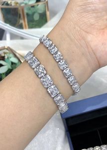 Pulsera de Tenis Xinfly de Oro Puro de 18K, 17cm, Estrecha 3.28ct, Ancha 5.08ct, con Diamantes Naturales Elegantes de 5.08ct - Product Image 5
