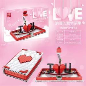 Pour Mould King 10008, modèle de jouet sur le thème de la Saint-Valentin, histoire d'amour romantique, blocs de construction pour enfants, jouet de construction parfait - Product Image 3