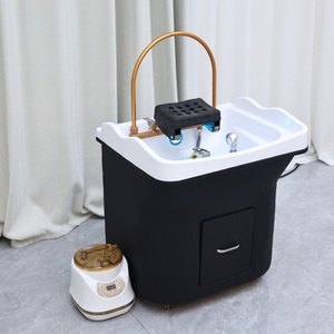 Yeni teknoloji <span class=keywords><strong>2025</strong></span> mobil terapi Spa saç yıkama kafa Spa şampuan Salon ekipmanları için çanaklar - Product Image 1