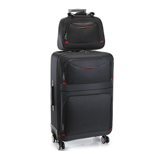 Valise à roulettes en tissu souple Oxford personnalisée à 4 roues 20 22 24 26 28 Ensemble <span class=keywords><strong>de</strong></span> bagages à main à carreaux pour unisexe - Product Image 3