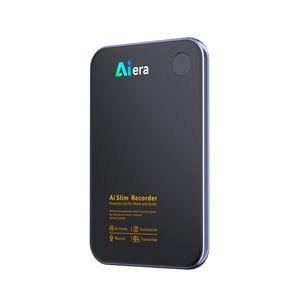 Grabadora de Voz Ai Era Slim con 5 Micrófonos, Tipo Tarjeta, Alimentada por Batería, para Trabajo y Estudio - Product Image 1