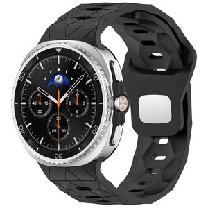 Futebol Esporte Silicone Banda para Samsung Galaxy Watch 8 40mm 44mm Pulseira de Futebol para Galaxy Watch 8 Clássico 46mm Strap - Product Image 4