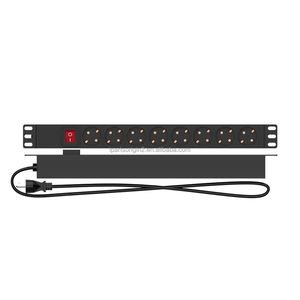 Unidad de Distribución de Energía (PDU) 16A completamente nueva, con enchufe europeo, 8 vías, modular, 1U, para rack de servidor. - Product Image 4