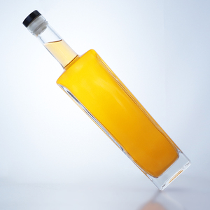 Premium Quality Super Flint Beverage Custom Printed Logo Glass Bottle 700ml <strong>750</strong> <strong>ml</strong> Rum Whiskey Tequila Vodka With Cork - Product Image 6