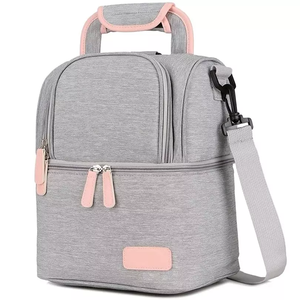 <span class=keywords><strong>Sac</strong></span> de déjeuner isolé imperméable pour femmes, <span class=keywords><strong>sac</strong></span> de refroidissement de biberon de lait maternel fourre-tout de tire-lait <span class=keywords><strong>sac</strong></span> à couches - Product Image 4