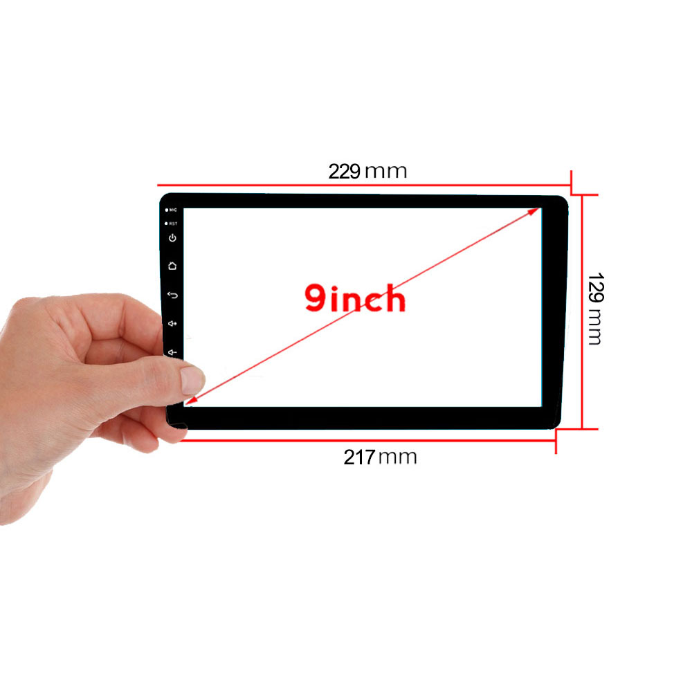 9 pouces avec bord noir