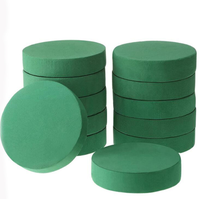Mousse florale sèche, blocs de mousse florale ronds pour fleurs artificielles, fleurs d'allée de mariage, décoration de fête