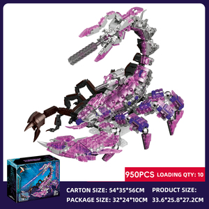 Insecte <span class=keywords><strong>Scorpion</strong></span> assembler bloc briques Puzzle éducatif bloc de construction jouet bricolage jouet d'assemblage éducatif - Product Image 6