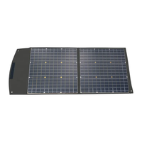 Kit de panneaux solaires pour camping en plein air, pliable, portable et flexible, 100w, 120w, 200w