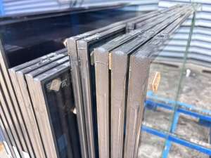 Fenêtres modernes à cadre noir, mur-rideau en verre <span class=keywords><strong>isolant</strong></span> creux, rupture de pont <span class=keywords><strong>thermique</strong></span> supérieure, esthétique extérieure, pour hôpital - Product Image 3