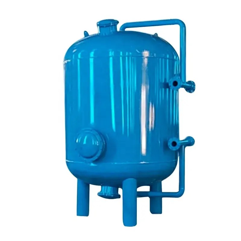 Systèmes de filtration de prétraitement Filtres à sable/carbone multimédias Récipients à pression en acier au carbone Filtres à sable