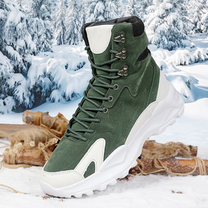 Zapatos de Skateboard de Estilo Moderno para Hombre, Botas <span class=keywords><strong>Martin</strong></span> Medias, Botas de Ciclismo que Combinan con Todo, Zapatos de Moda que Aumentan la Estatura - Product Image 5