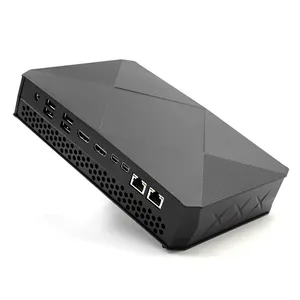 MeeGopad – mini pc gaming Intel win10/11 linux barebone, ordinateur portable avec processeur Intel Core I7 NUC, carte graphique 2 ethernet 4K, Dual DP indépendant, tout-en-un