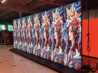 Pantalla Led de póster para interiores P1.86, pantalla Led de 640x1920 para interiores, pantalla de publicidad Led con espejo