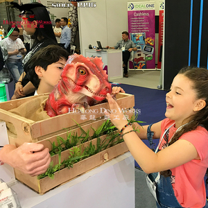 Dinosaurio realista bebé Animatronic dinosaurio marioneta de mano - Product Image 6