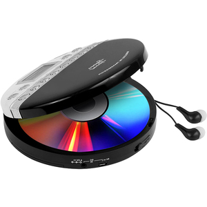Reproductor de CD Personal portátil <span class=keywords><strong>Discman</strong></span> Pantalla LCD BBS Bass Boost FM Transmisión Altavoz Auricular Soporte para música MP3 de/RW - Product Image 4