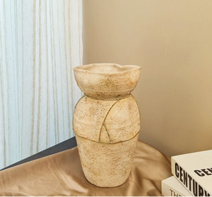 Vaso Cilindrico in <span class=keywords><strong>Gres</strong></span> Smaltato a Bocca Larga <span class=keywords><strong>per</strong></span> Decorazione Casa, Balcone e Giardino - Product Image 4
