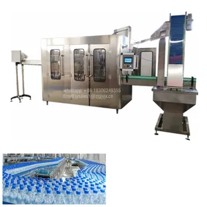 Small Scale Drinking Water Filling Machine / Turnkey Water Bottling Plant / Complete Drinking Water Line
