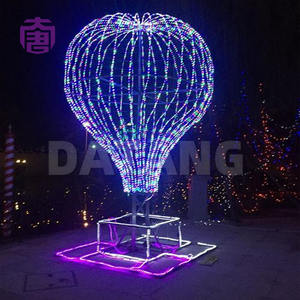 Luces Decorativas de Navidad con Forma de Globo Aerostático, Luces LED para Interiores y Exteriores, Impermeables IP65, Decoraciones Temáticas para Fiestas - Product Image 5