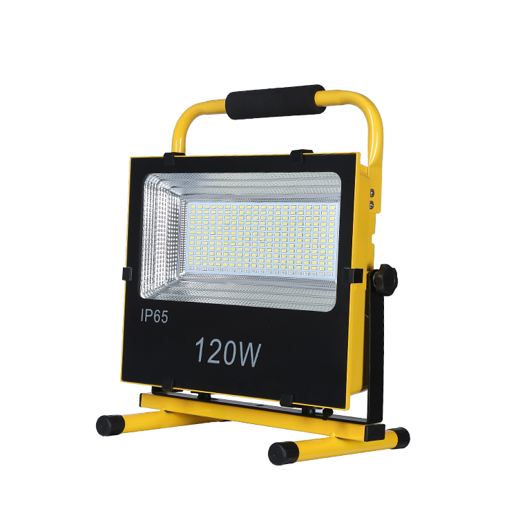 Camping portable ip65 outdoor waterproof red and blue flash 120 watt LED Flood lamp