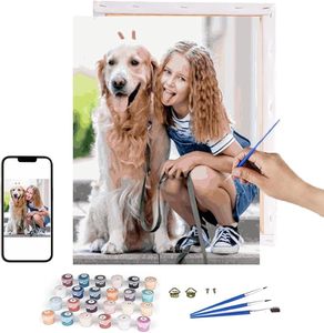 Tùy Chỉnh Tự Làm Sơn Dầu Bằng Số Kit Dropship Sơn Bằng Số Trên Vải Cho Người Lớn Người Mới Bắt Đầu Trang Trí Nội Thất Tường Nghệ Thuật - Product Image 4