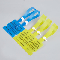 Étiquettes de sécurité réutilisables imperméables pour la vente au détail, anti-effraction, anti-vol, boucle en carton rigide pour vêtements, chaussures, chaussettes