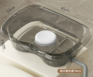 Plateau de bassin de shampooing fort outils de lavage des cheveux bassin de shampooing ménager parfait pour les personnes âgées alitées - Product Image 1