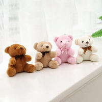 Mini porte-clés en peluche ours en peluche mignon en gros personnalisé