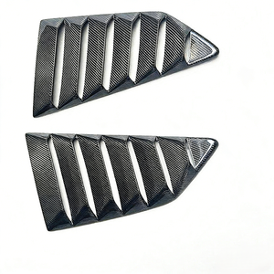 Carbon Fiber Side Window <b>Louvers</b> For Nissan GT-R R35 2008-2016 Rear Quarter Window <b>Vent</b> Cover - Product Image 1
