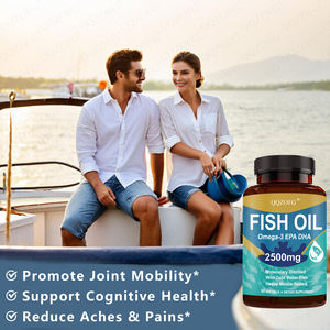 Хит продаж, высококачественные рыбьи жирные добавки с Омега-3, поддерживают здоровье сердца с ЭПА-дха, богатые жирными кислотами, 90 отсчетов - Product Image 4