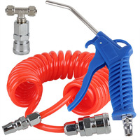 Pistolet à air comprimé, tuyau d'air, souffleur de poussière pour camion, buse de nettoyage, outil pneumatique, poignée en plastique, pistolet à soufflerie angulaire, nettoyeur
