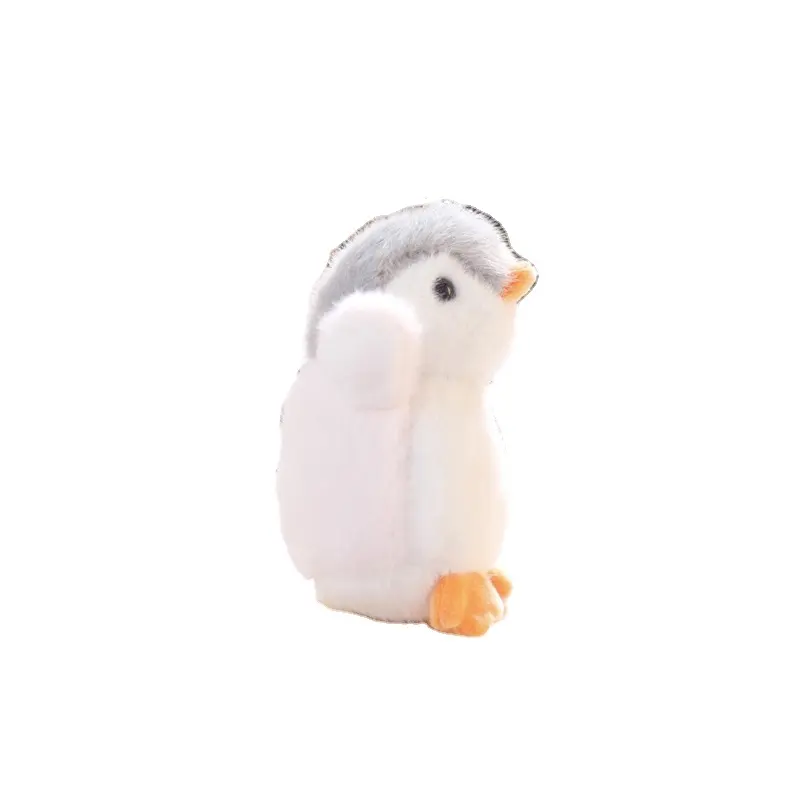 12cm प्यारा सा पेंगुइन लटकन आलीशान खिलौना भरवां पशु गुड़िया मिनी गुड़िया बैग फांसी सजावट कुंजी श्रृंखला