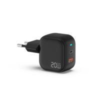 Chargeur rapide compatible USB-C EU 20W, bloc de charge rapide, prise EU, Usbc Gan 20W, charge super rapide, chargeur rapide