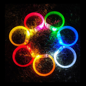 Pulsera LED Luminosa Circular para Conciertos y Fiestas, Pulsera Decorativa para Niños, Pulsera LED Personalizada Intermitente - Product Image 4
