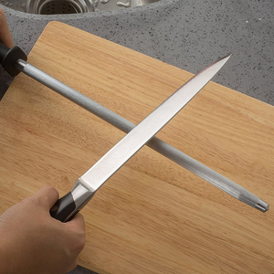 Wholesale Kitchen Sharpening Rod,Diamond Carbon Steel Knife Rod, <b>Sharpener</b>,For Chefs Knives <b>Tool</b> - Product Image 2