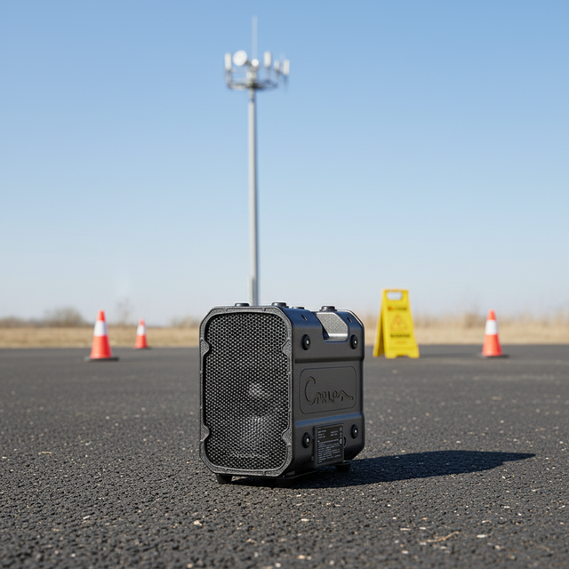 JG71HD Portable Directional Loudspeaker Professional Backpack Directional Speaker for Emergency Warning Lrad