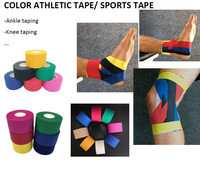 Fabricant chinois Jiaxing Heao Factory, bande de sport en coton, bandage athlétique, 5 cm, respirant, antidérapant, certifié CE/ISO, unisexe