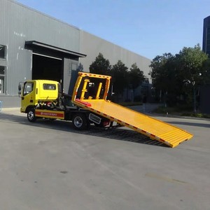 Camión Grúa de Plataforma Plana Foton Aumark de 5 Toneladas, de Uno a Dos Ejes, para Rescate Vial de Múltiples Vehículos - Product Image 6