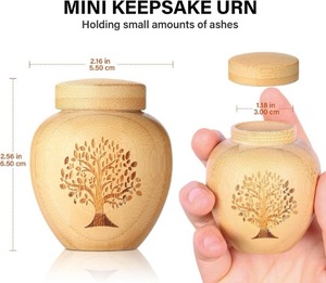 Toptan Ahşap Evcil Hayvan Urnesi Kediler Köpekler Küçük Hayvan Cenaze Malzemeleri Evcil Hayvan Urnesi - Product Image 6