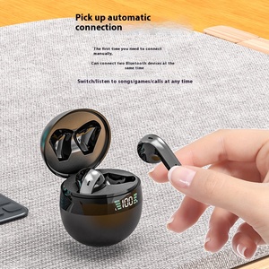 <span class=keywords><strong>DX</strong></span>-27 Thông Tư Không-Tipping Thiết Kế TWS Bán-Trong Tai Tai Tai Nghe Tai Nghe <span class=keywords><strong>Bluetooth</strong></span> Không Dây Đúng Hiển Thị Kỹ Thuật Số Hifi Stereo Tai Nghe - Product Image 5